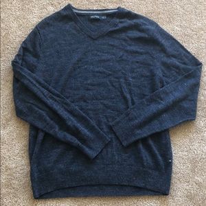 NAUTICA - Navy blue long sleeve v-neck sweater